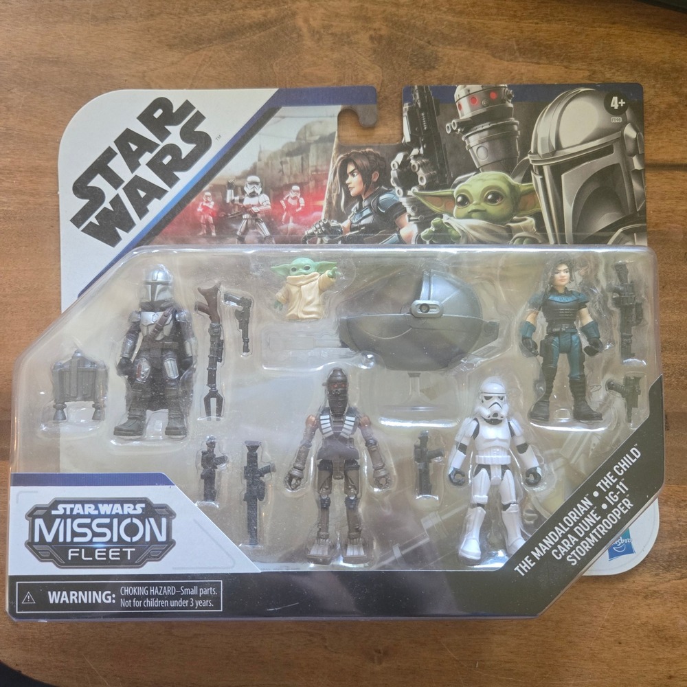 Star Wars Mission Fleet Defend The Child 5 Figure Pack Mandalorian Grogu Hasbro